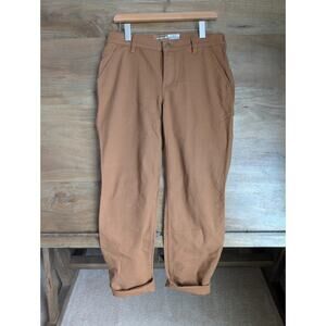 Carhartt Work Pants Women's 4R Brown Canvas Relaxed Fit Rugged Flex Straight NWT